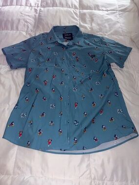 RSVLTS Disney 100 “Lil Mickeys” KUNUFLEX Short Sleeve Shirt Large – Rare